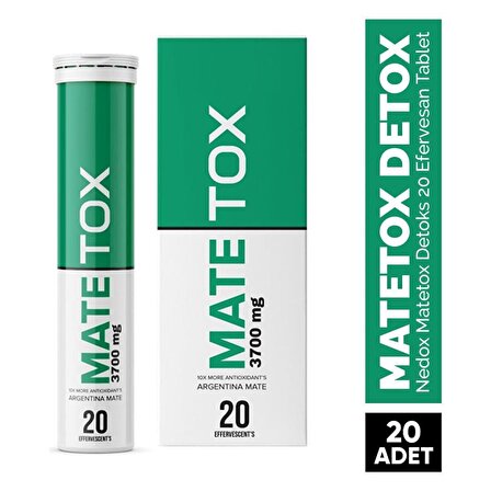 NEDOX Matetox Detoks 20 Efervesan Tablet